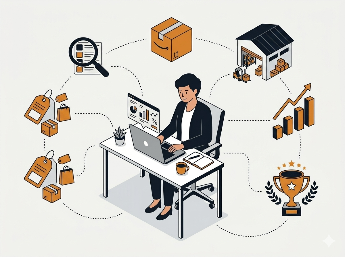 Amazon ECを実践で学ぶe-learningイメージ